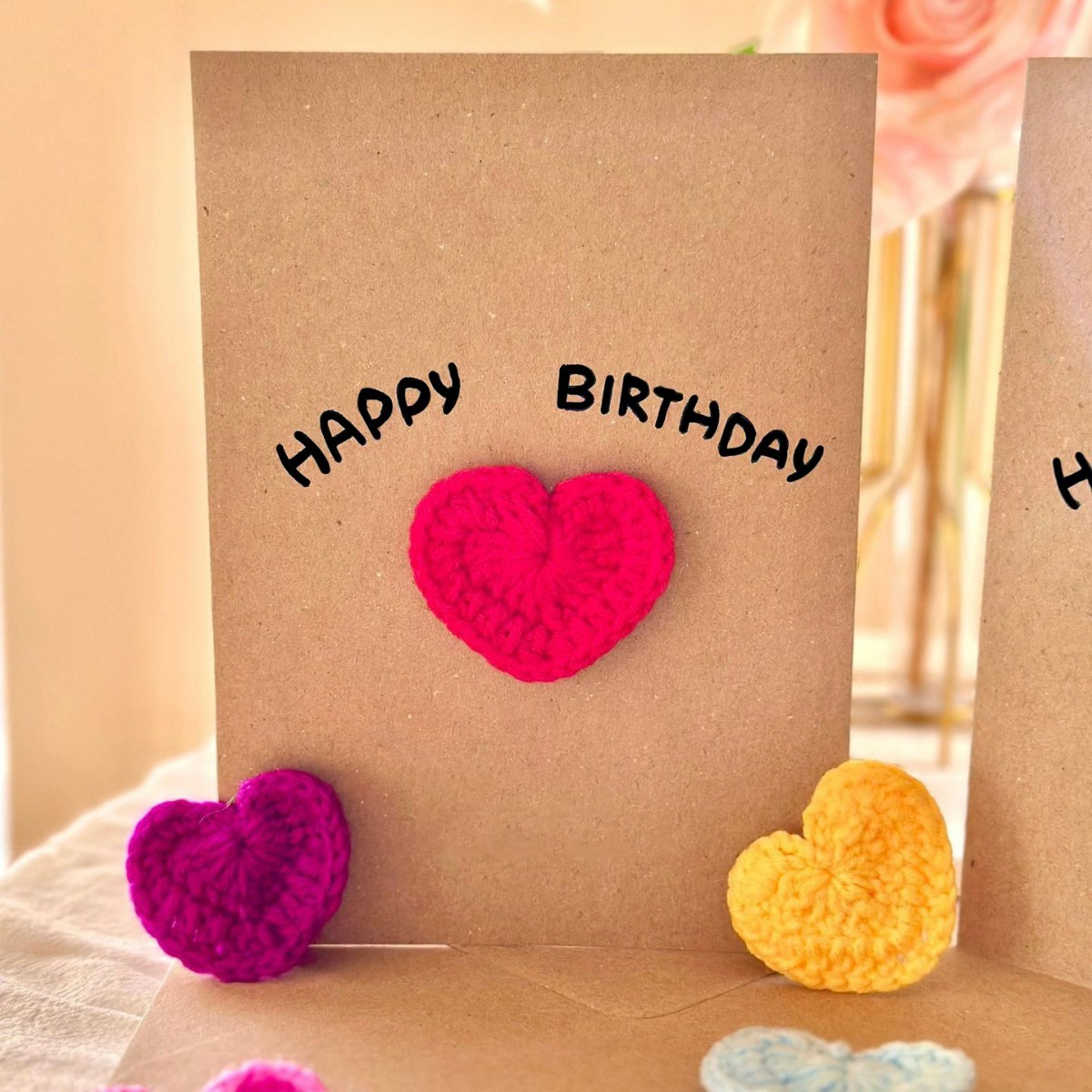 [마무리 인사말 카드] 로즈 레드 러브 생일 인사말 카드