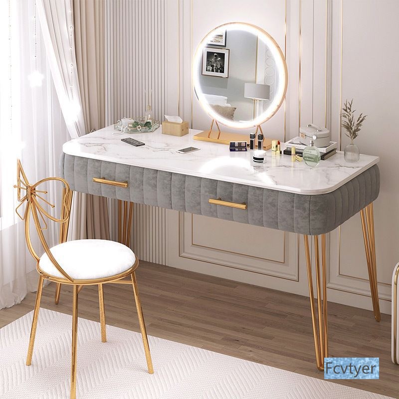 Miaola Wholesale Style Dressing Table Bedroom Princess Style Modern Simple Small Apartment Cross-Border Dressing Table Dressing Table