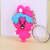 Keychain PVC, three dimensional pendant, wholesale