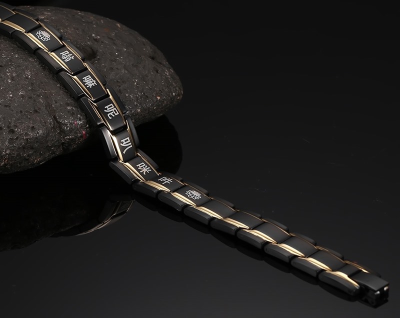 57g Weight Bracelets Classification Business Occasion 304 Stainless Steel Material Geometric Pattern Men'S Gender Plating Design Fashion Style Fashion Geometric Stainless Steel Bracelets Plating Stainless Steel Bracelets 8