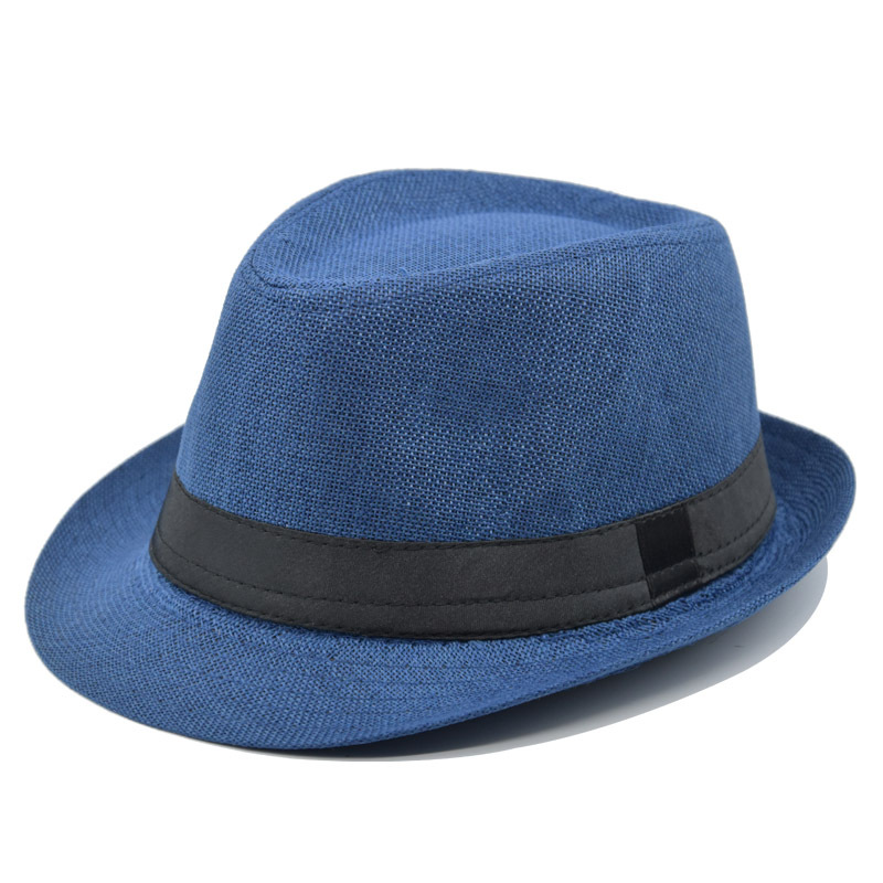 Unisex Modern Style Classic Style Geometric Curved Eaves Sun Hat Fedora Hat display picture 6