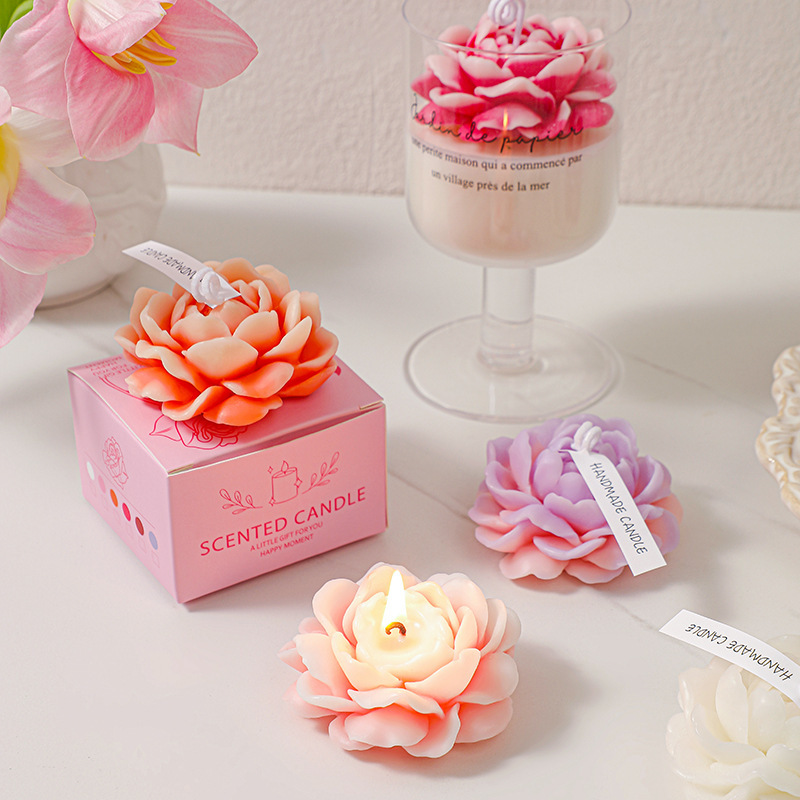 DIY Día de la Madre regalo creativo flor de jazmín forma caja de regalo de flores de incienso en flores de incienso