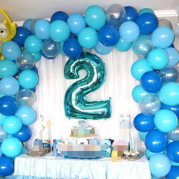 blue royal balloon
