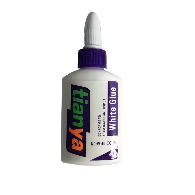 밝은 노란색 40ml 흰색 라텍스