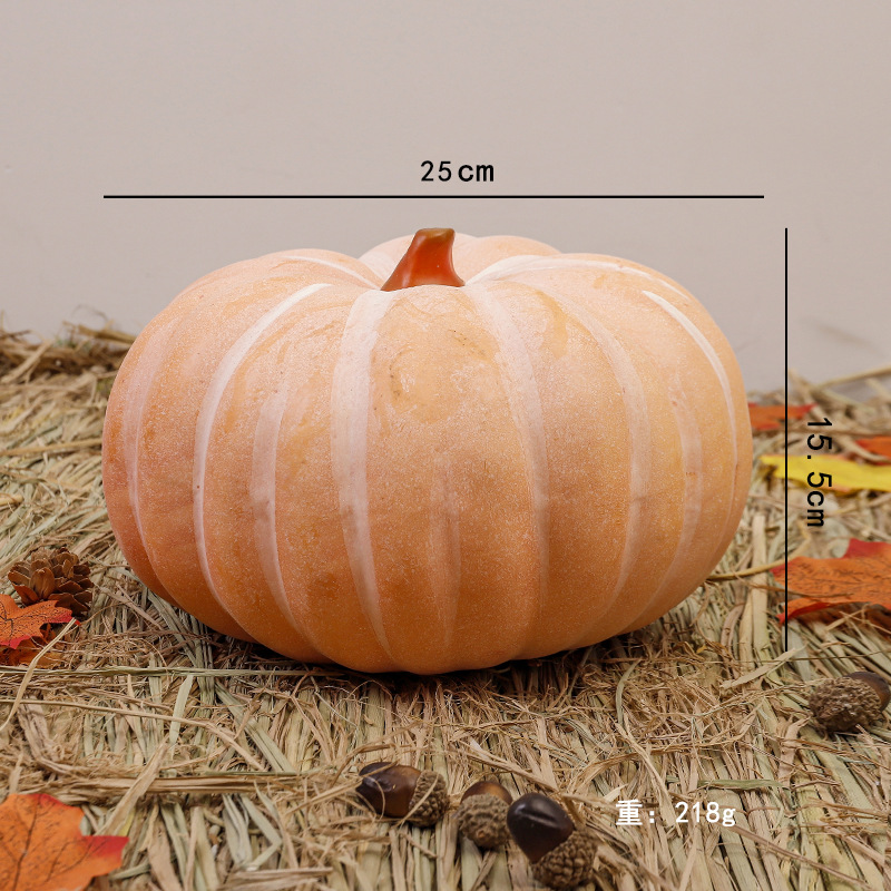 Simulación transfronteriza espuma calabaza modelo Halloween Acción de Gracias decoración de Navidad props disparo decoración de calabaza falsa image 50