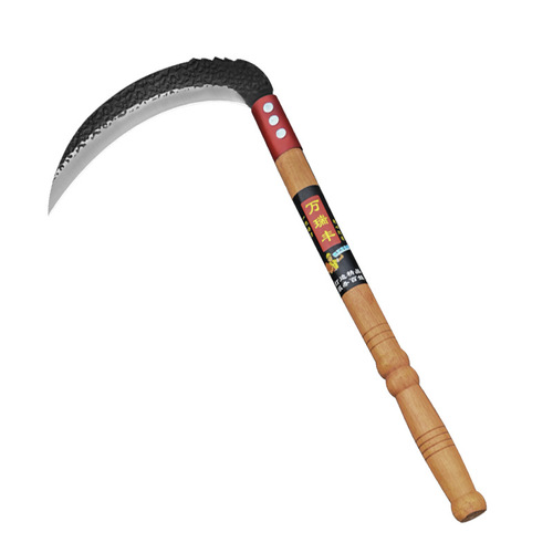 Agricultural sickle lawn mower manganese steel household outdoor weeding tool corn harvesting special small sickle manufacturer scimitar