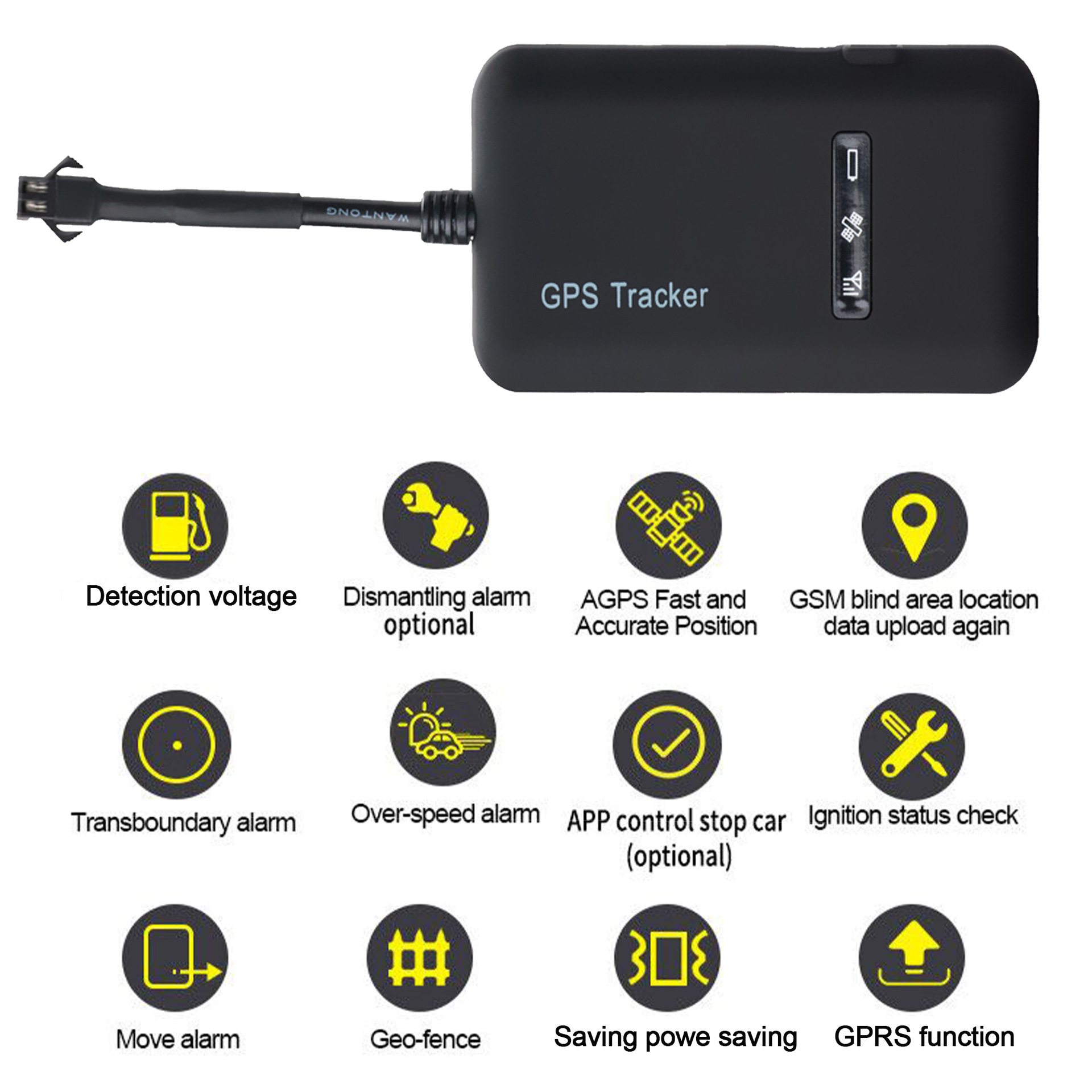 Cross-border electric vehicle GPS tracker, car GPS tracker, motorcycle tracker, 2G/4G GPS with long battery life, DAGPS