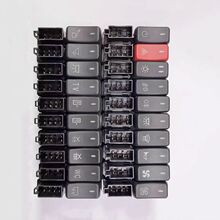 客车大巴开关适用大巴客车配件ZK6127翘板 开关前雾后雾厢灯除霜