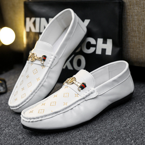 European station men's shoes 23 spring new men's beanie shoes casual shoes men's slip-on lazy driving shoes