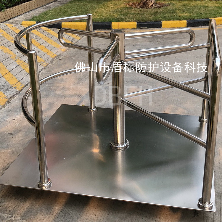 超市出入口转闸 人员手推旋转进出十字式道闸 进口无需看守通道门