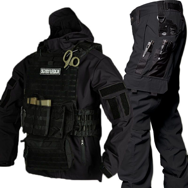 军版野战防水户外战术冲锋衣外套装春秋季风衣夹克执政官美军迷彩