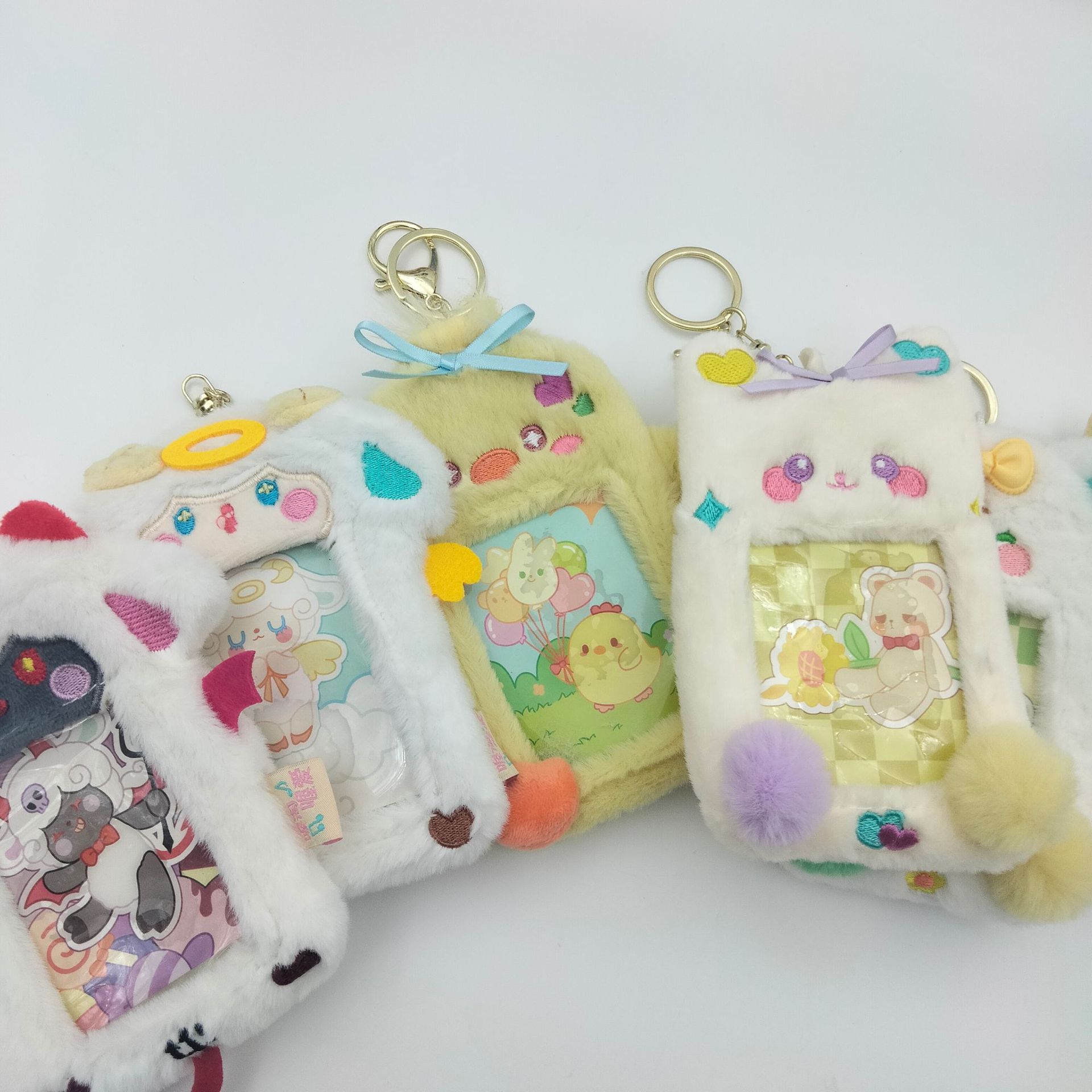 33g Weight Open Closure Type Card Holder Bags Type Daily Occasion PP cotton, Plush Material Animal, Cartoon Pattern All Seasons Season Kid'S, Unisex Gender Cute, Sweet Style Kid'S Unisex Animal Cartoon PP Cotton Plush Open Card Holders 10