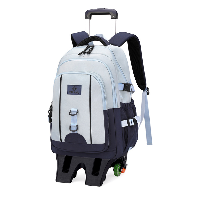 Nueva mochila de tirón para estudiantes de primaria 3 - 6 grados mochila de estudiantes de secundaria mochila de escaleras