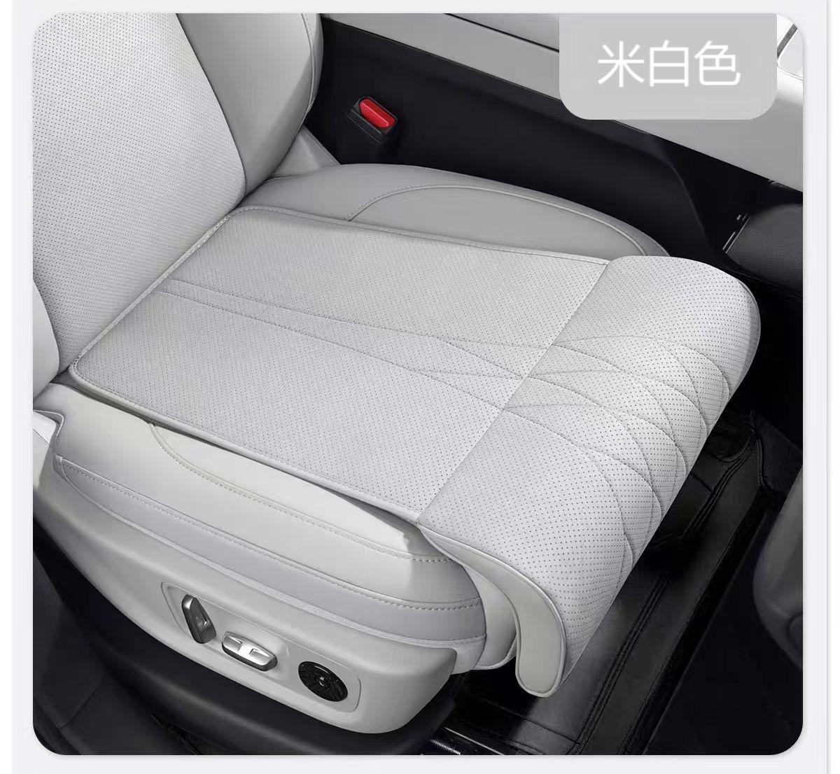 All-in-one car seat cushion with leg rest, suitable for all seasons, single-piece rear seat cushion with extended leg support
