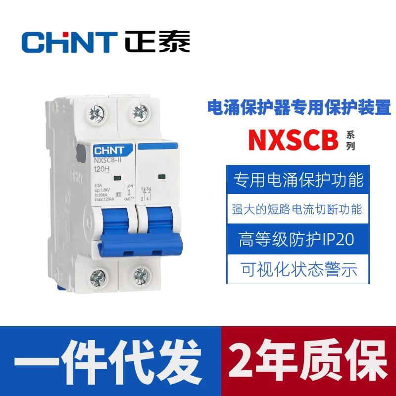 Устройство защиты от обновления задней части Zhengtai NXSCB-I+II 1-й/2-й уровень NXSCB-Ⅱ 20KA40KA 2P4P
