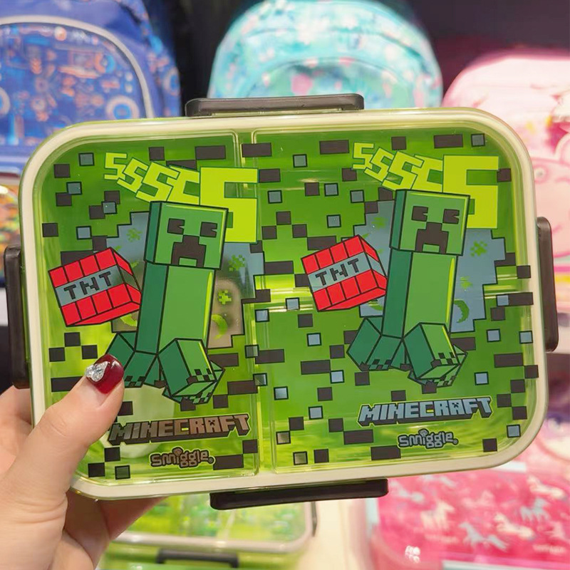 Fiambrera australiana smiggle para estudiantes de primaria y secundaria, lonchera de dibujos animados, lonchera de gran capacidad, caja de frutas para niños