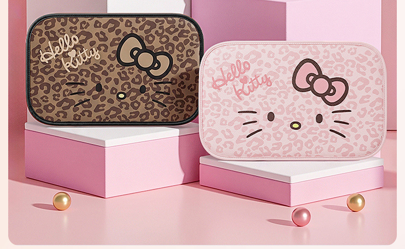 Car anti-kick mat for the rear seat, cute cartoon KT cat, 2026 new model, children's car anti-dirt and anti-wear mat, car interior decoration