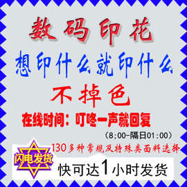 广州中大/数码印花/面料布料图案图片印刷 娃衣 毕设打印