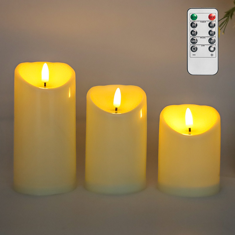Venta directa de fábrica led luz de vela electrónica oscilante hotel KTV decoración luz de vela sin humo luz de ambiente de boda de cumpleaños