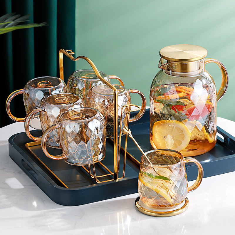 Glass explosion-proof capacious tea for home use for living room