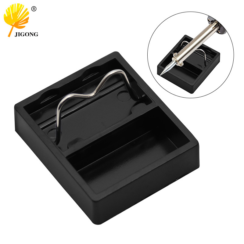 迷你便携支架电烙铁放置工具G型小方电木烙铁支架 防止导热烫伤