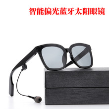 2021新款男士智能蓝牙眼镜复古偏光太阳镜无线耳机环绕立体代发