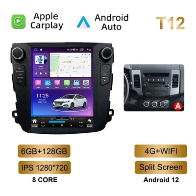 Screen Mitsubishi Outlander 08-11 | DVD Navigation - 8-core-6g128gwifi4gcarplay-a