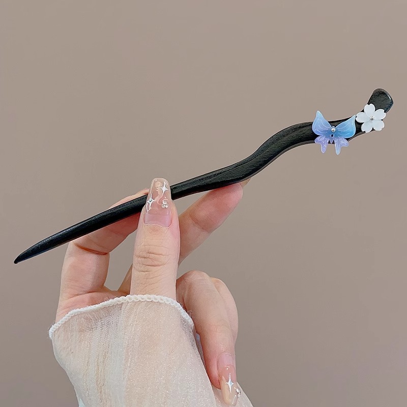 Horquilla para niños, nueva horquilla china, falda de caballo de estilo antiguo para mujer, accesorios, tocado de Hanfu para niñas, horquilla de paso, sentido avanzado