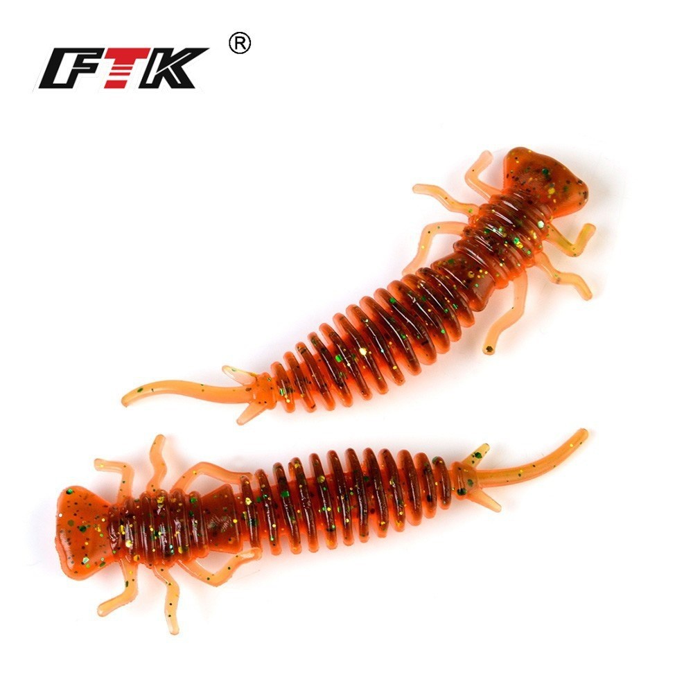FTK Soft Bait Centipede Luya Bionic Bait Fake Bait Cross-border Fishing Bait Simulation Bait Bionic Bait AliExpress Hot Sale 5