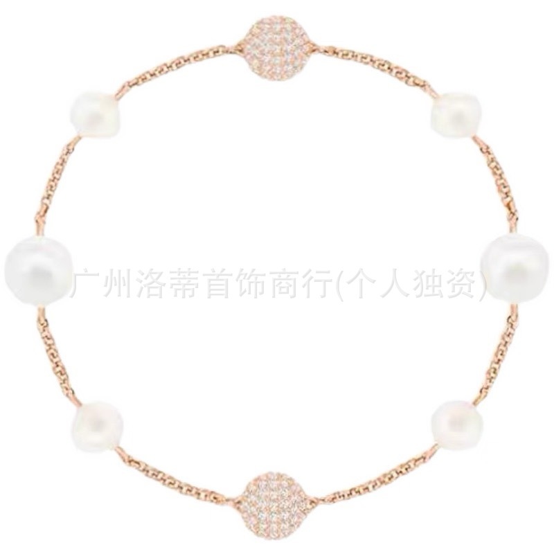 施家高版本恶魔之眼手镯采用施华洛元素世奇灵动方糖天鹅手链女环|undefined