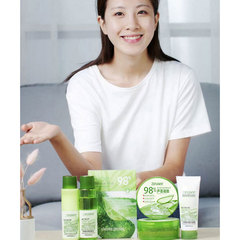 Aloe Vera Skin Care Set 5-piece Bulk Water Lotion Facial Hydrating Moisturizing Manufacturer Wholesale