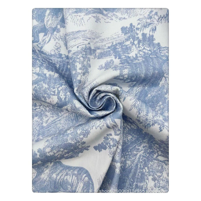 Животных Джунгли Печать джинсовая ткань брюки юбка куртка костюм одежда весна и осень производители хлопчатобумажной ткани оптом