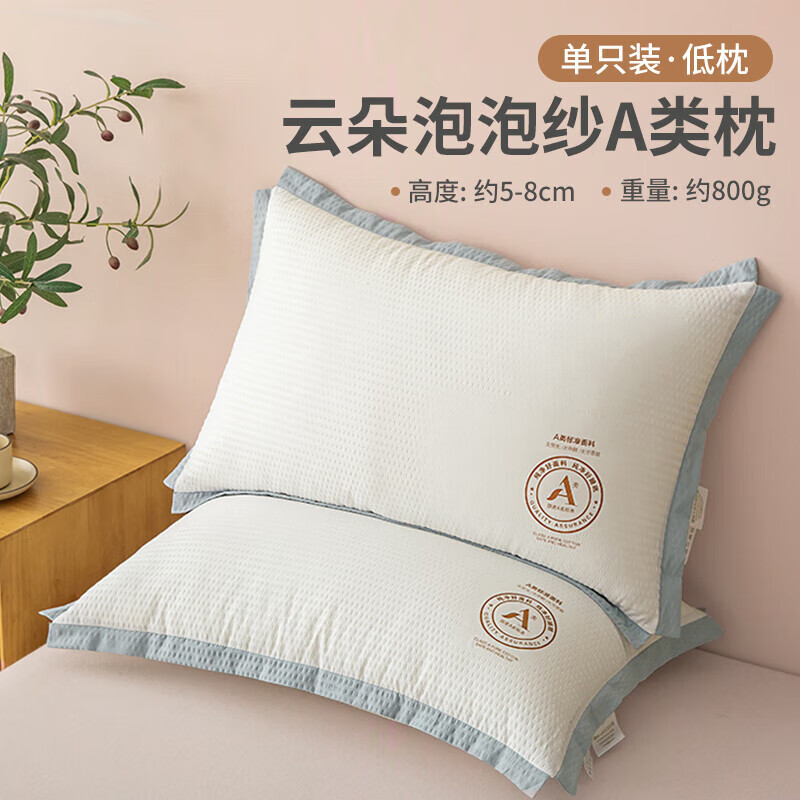 Almohada de fibra de hotel Almohada cervical Almohada para dormir profunda Almohada para el cuello para dormir para adultos