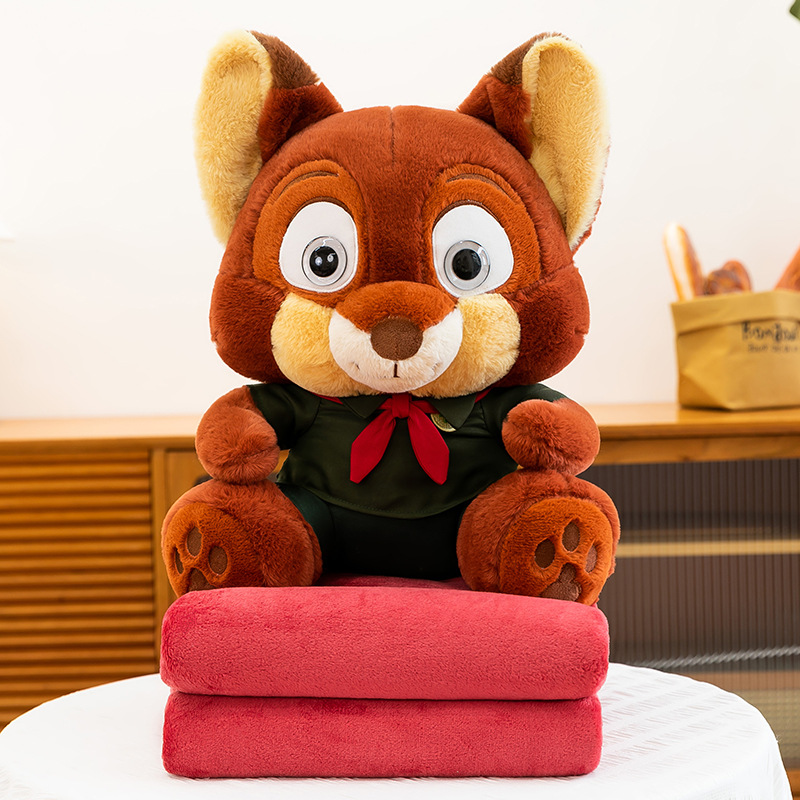 Manta de aire acondicionado de dibujos animados, almohada, edredón, almohada de siesta multifuncional dos en uno, venta directa de fábrica, comercio exterior al por mayor