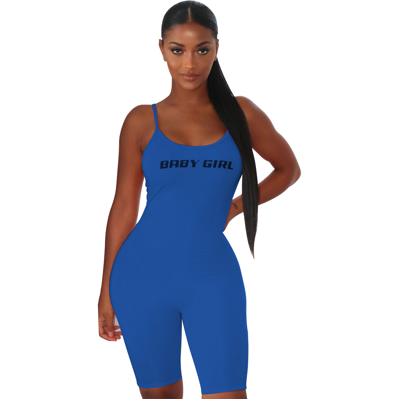Women Site Solid Color Tight Backless Bodysuit