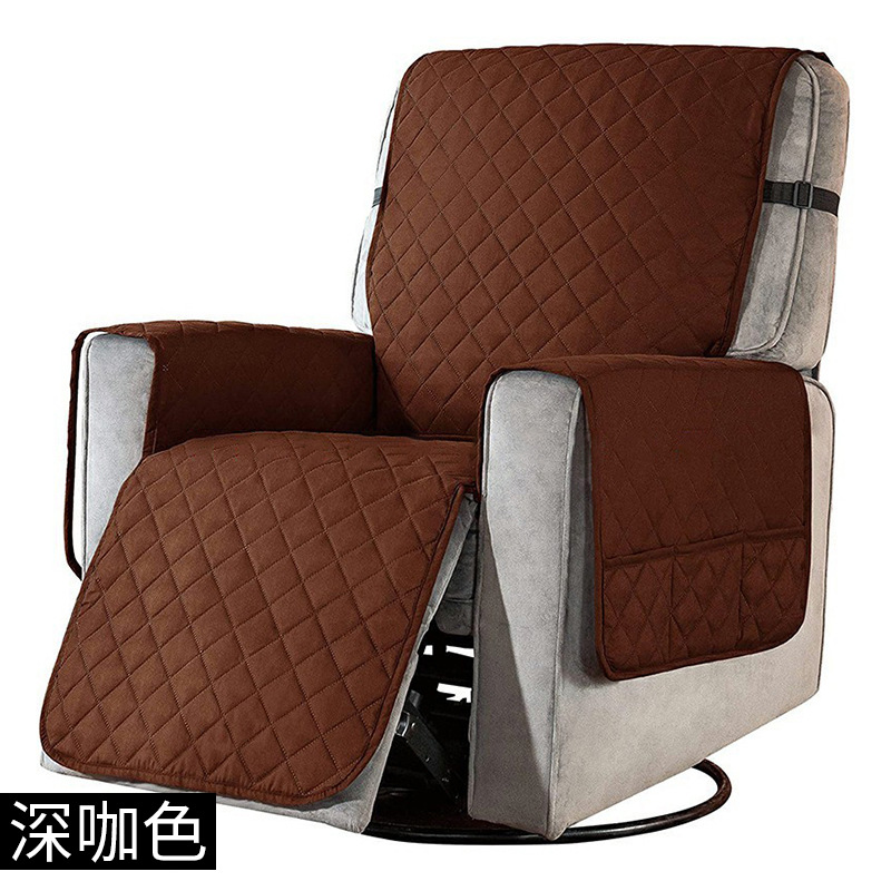 Toalla de sofá reclinable-café oscuro