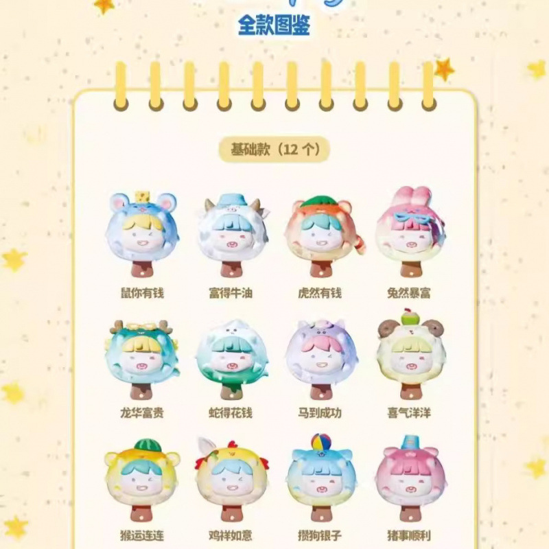 Sweet Summer Zodiac Series - ブラインドボックストレンディな手作り人形ギフトオーナメントおもちゃペンダント|undefined