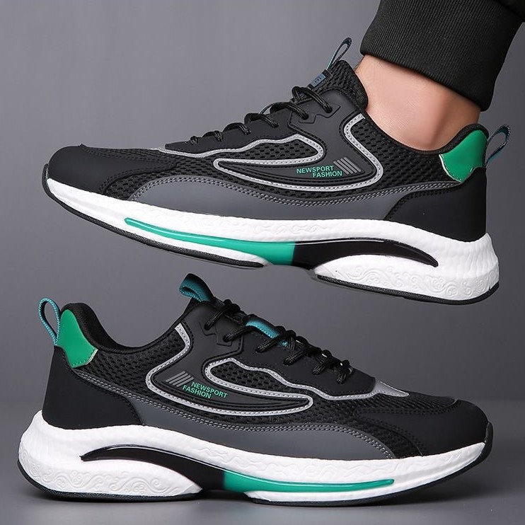 Zapatos deportivos para hombres 2026 nuevos zapatos deportivos transpirables para hombres zapatos casuales para estudiantes de carreras al por mayor