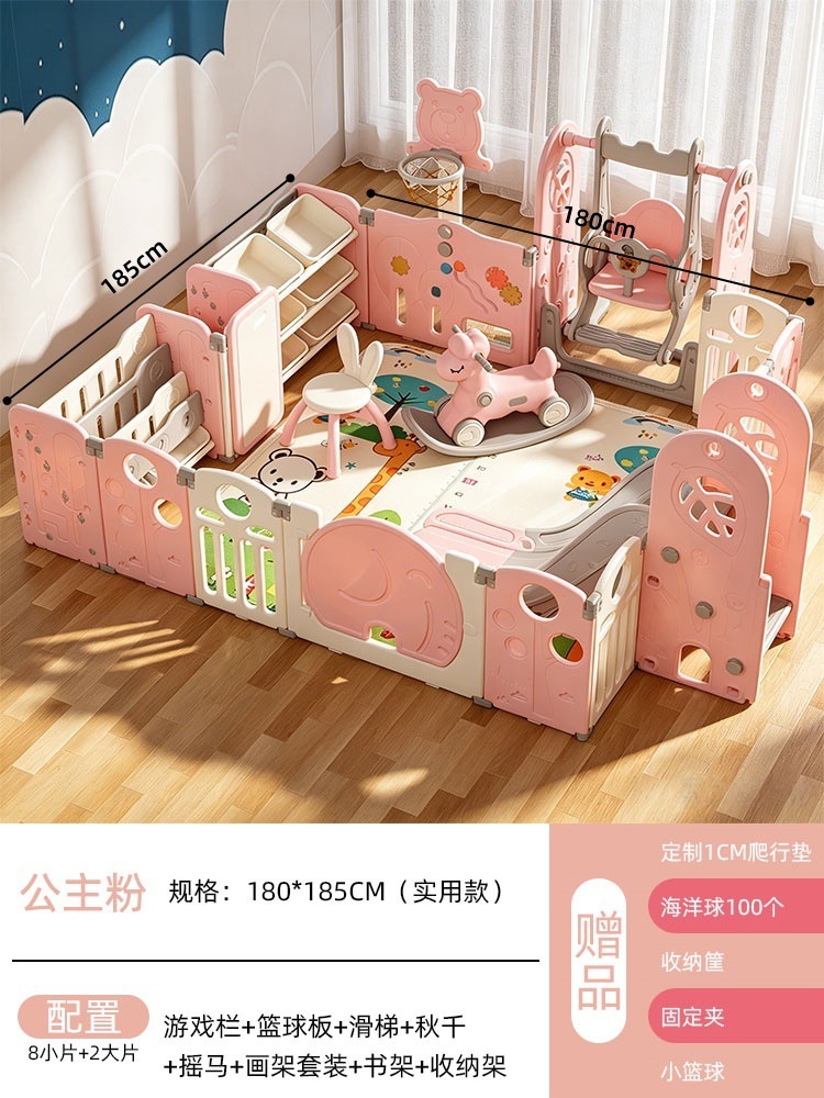 [barrera de juego para bebés barrera de protección infantil interior barrera de seguridad para niños en el suelo para el parque]