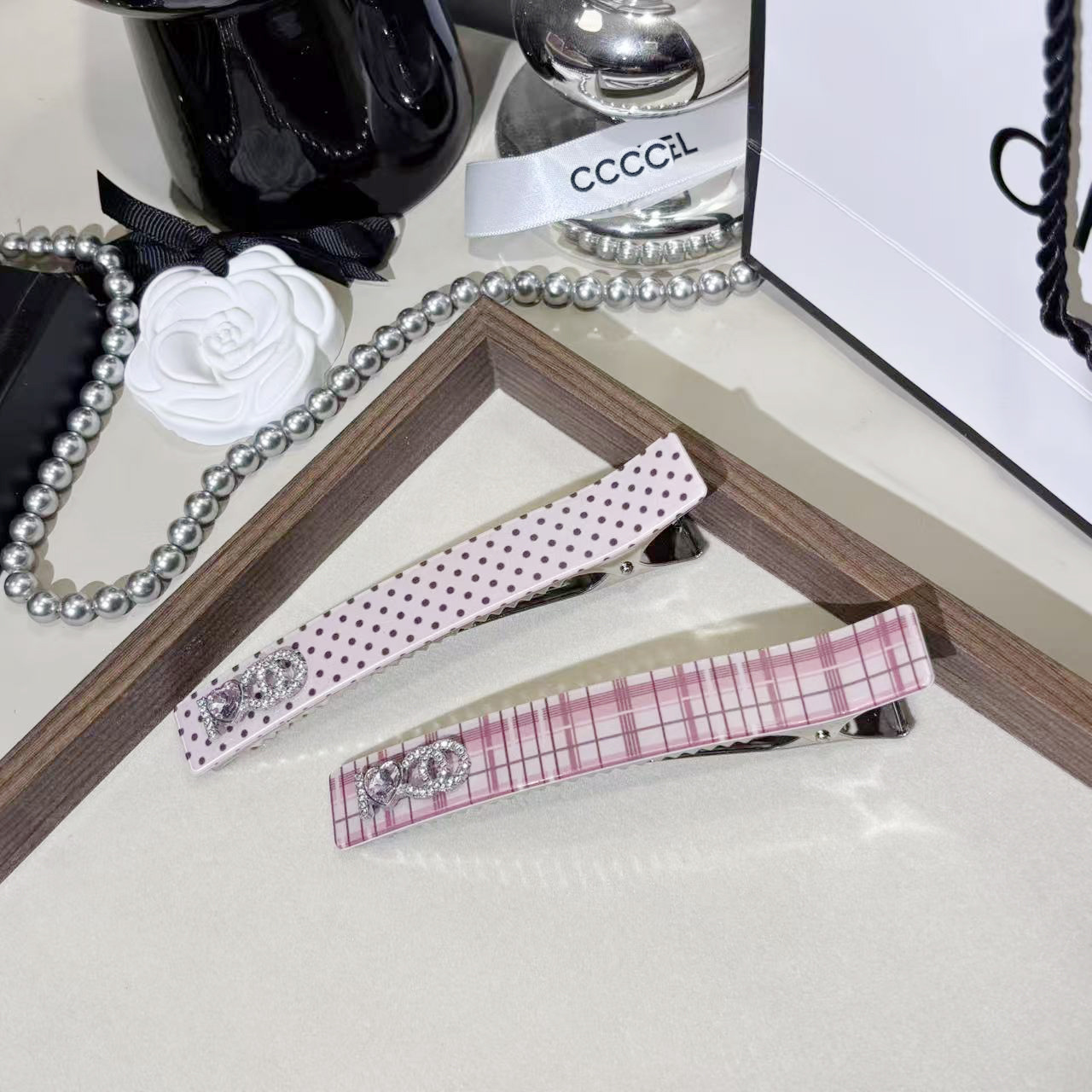 Acetate Original Hair Clip Premium Edge Clip Delicate Luxury Girl Hair Pin Korean Style Butterfly Back Head Duck Bill Clip