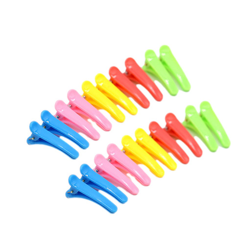 Jelly Color 4cm Duckbill Clips, Colorful Zoned Clips for Children, Stylish Hair Clips, Plastic Hair Clips, etc.