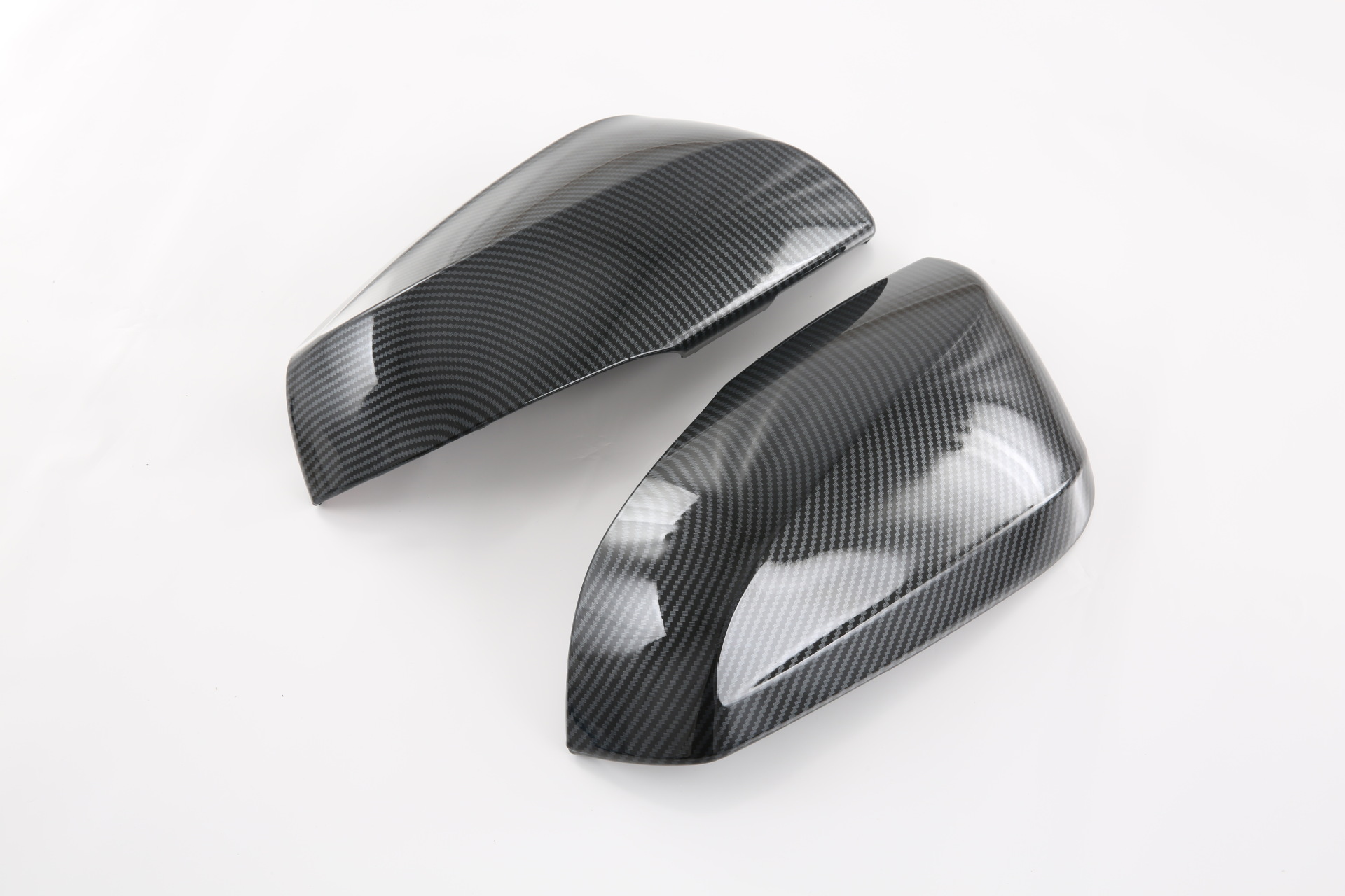 Suitable for 22 Highlander reversing mirror hood modification ABS carbon fibrous rearview mirror cover car supplies