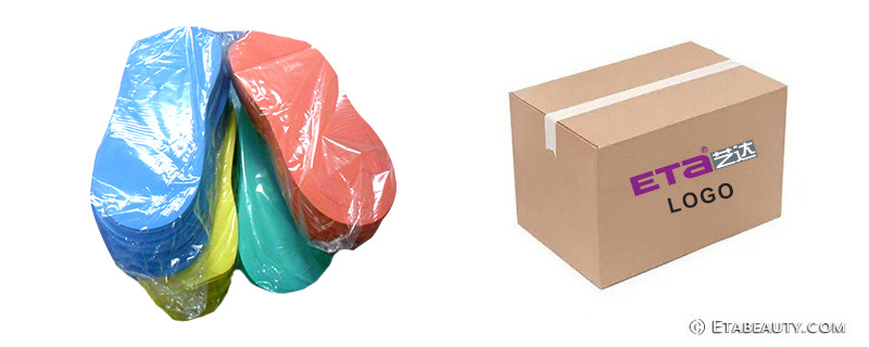 一次性eva海绵美甲脚丫防臭防滑拖鞋分趾器批发生产厂商