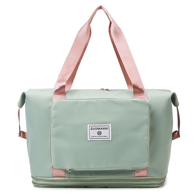 Nueva bolsa de deportes y fitness, bolsa de viaje separada en seco y húmedo, bolsa plegable, bolsa de embarque portátil, bolsa de almacenamiento de equipaje al aire libre