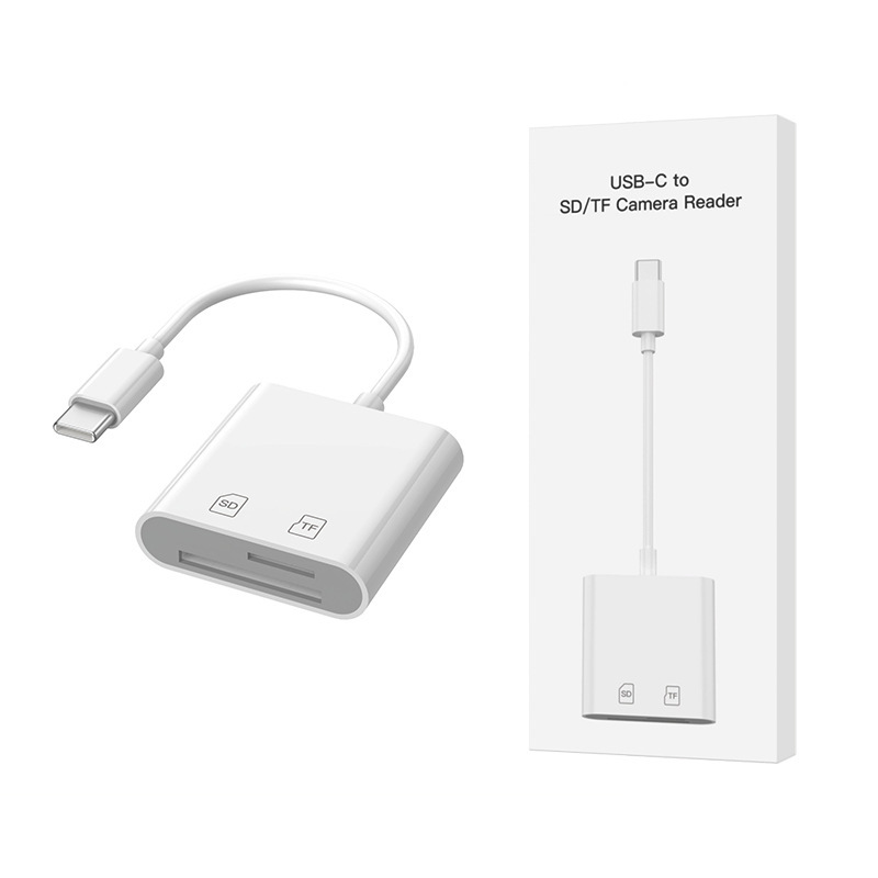 Typecスリーインワン多機能sd/tfカードリーダーuディスク携帯電話タブレットusb3.0ユニバーサルotgコンバータ|undefined
