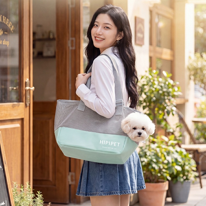 Nuevo tipo de bolsa para mascotas, bolsa para perros transpirable, bolsa portátil para gatos, bolsa de hombro para mascotas generales, bolsa de mochila