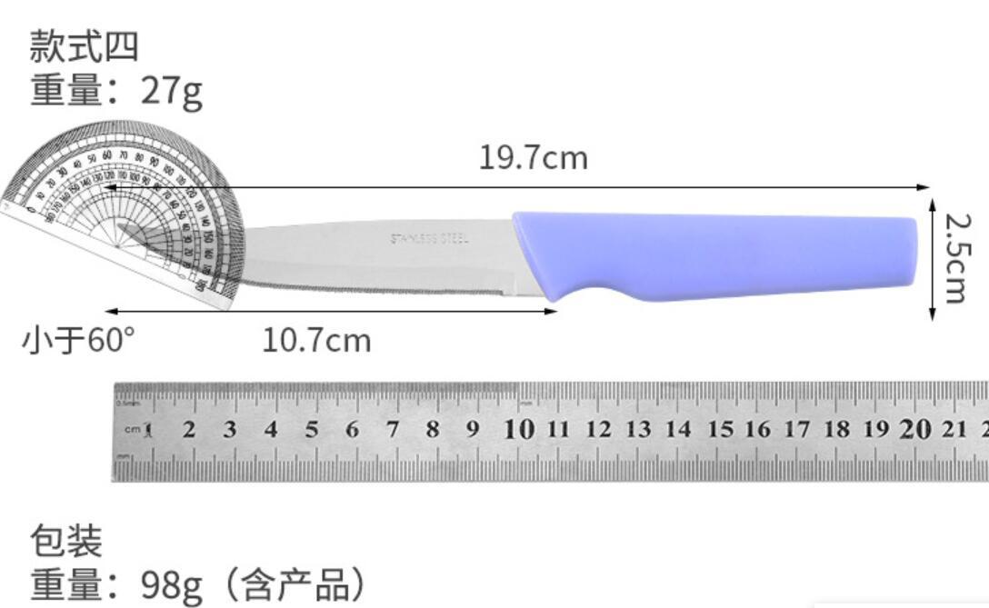 3PCS水果刀6PCS水果刀牛排刀北欧式水果万用刀厨房用品小工具批发详情2