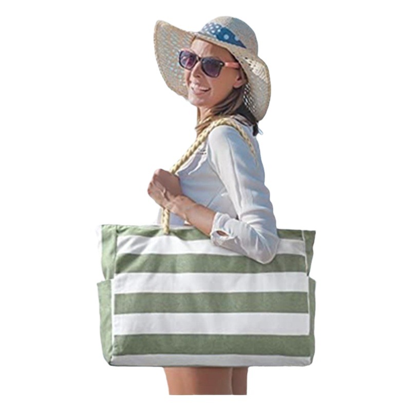 In stock Beach handbag large waterproof sand-proof foldable beach bag large capacity portable storage bag