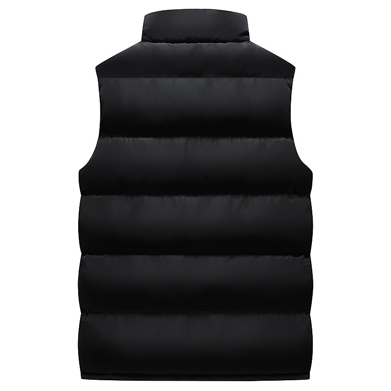 Hombres y mujeres con chaleco de algodón masculino de color sólido publicidad de otoño y invierno chaleco de abrazadera de caballo de pluma compra grupal