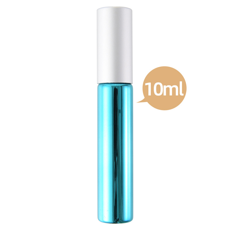 Botella de aceite esencial 10mlUV botella vacía pequeña botella de bola de rodillo portátil Maquillaje Hidratante viaje sub-botella portátil en stock